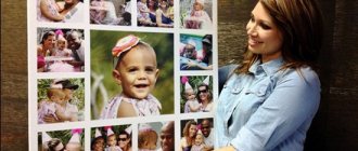 Do-it-yourself photo collage on whatman paper for your wedding anniversary
