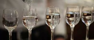 a glass of wine