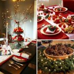 Варианты оформления центра стола на Новый год