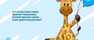 Загадки про именинника, именинницу на Дне рождении
